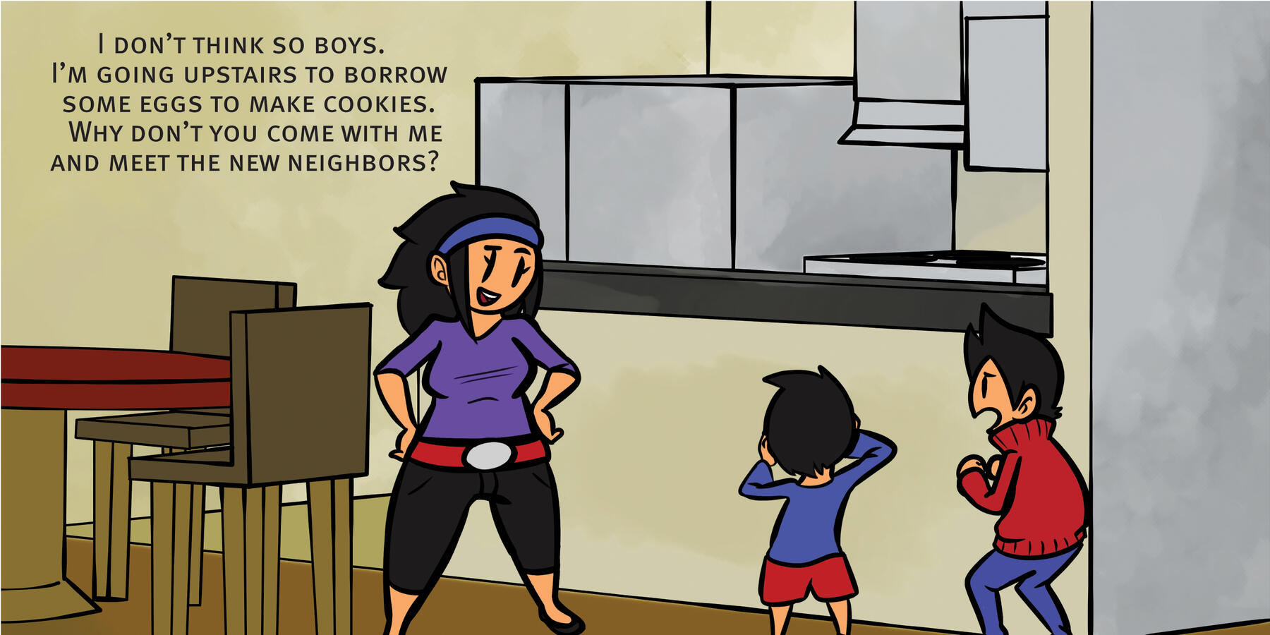 Mom has it under control