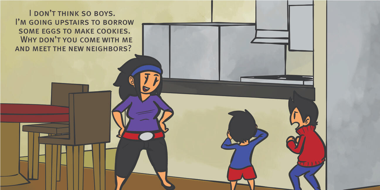 Mom has it under control