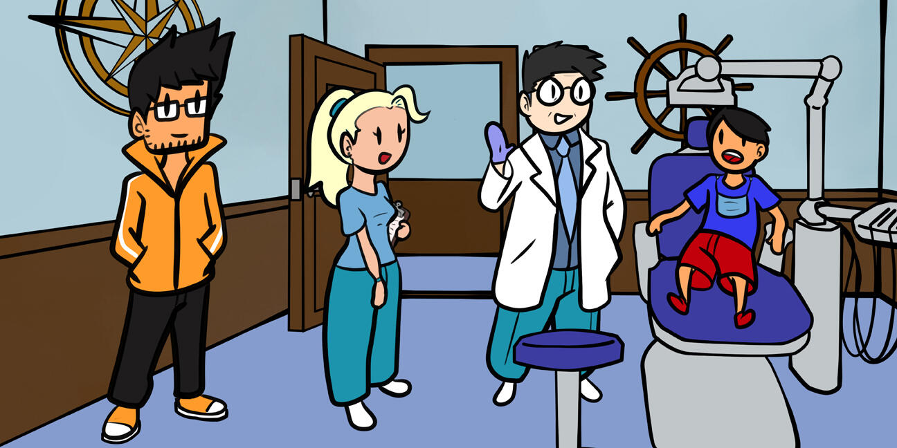 The dentist isn&#39;t a pirate after all